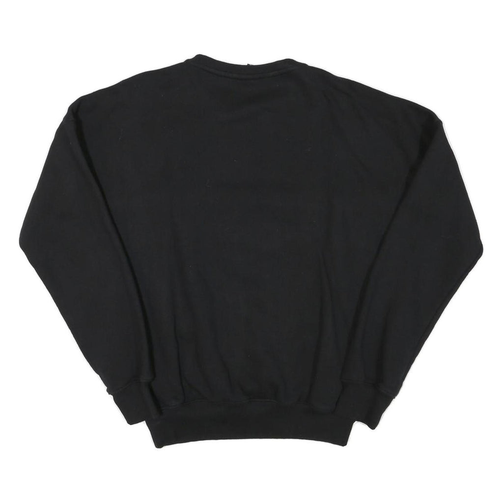 ELLESSE Mens Black & Navy Sweatshirt Crew Neck XS Logo Pocket Sport Casual