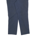 CARHARTT Mens Cotton Blend Navy Relaxed Straight Trousers W30 L30 Workwear Zip