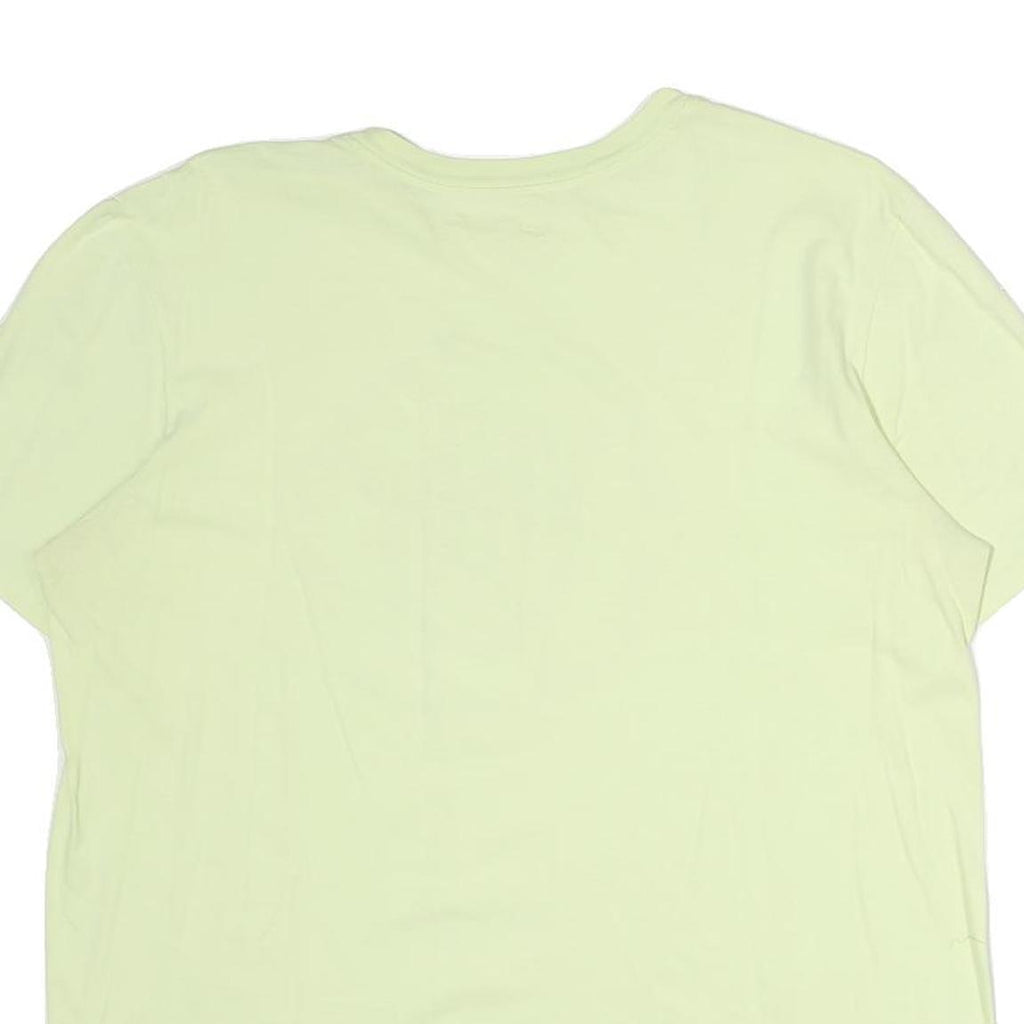 NIKE Womens Yellow Graphic T-Shirt L Short Sleeve Crew Neck Casual Wear