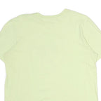 NIKE Womens Yellow Graphic T-Shirt L Short Sleeve Crew Neck Casual Wear