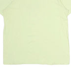 NIKE Womens Yellow Graphic T-Shirt L Short Sleeve Crew Neck Casual Wear