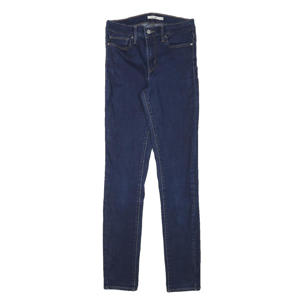 LEVI'S Womens Slim Blue Skinny Denim Medium Wash Jeans W26 L31 Stretch Comfort