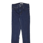 LEVI'S Womens Slim Blue Skinny Denim Medium Wash Jeans W26 L31 Stretch Comfort
