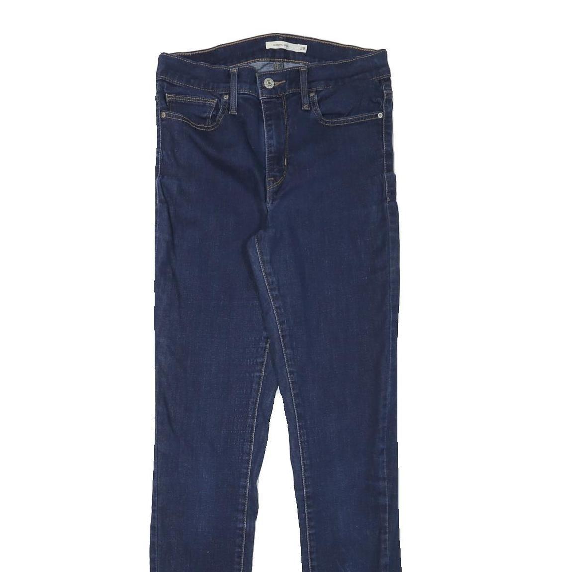 LEVI'S Womens Slim Blue Skinny Denim Medium Wash Jeans W26 L31 Stretch Comfort