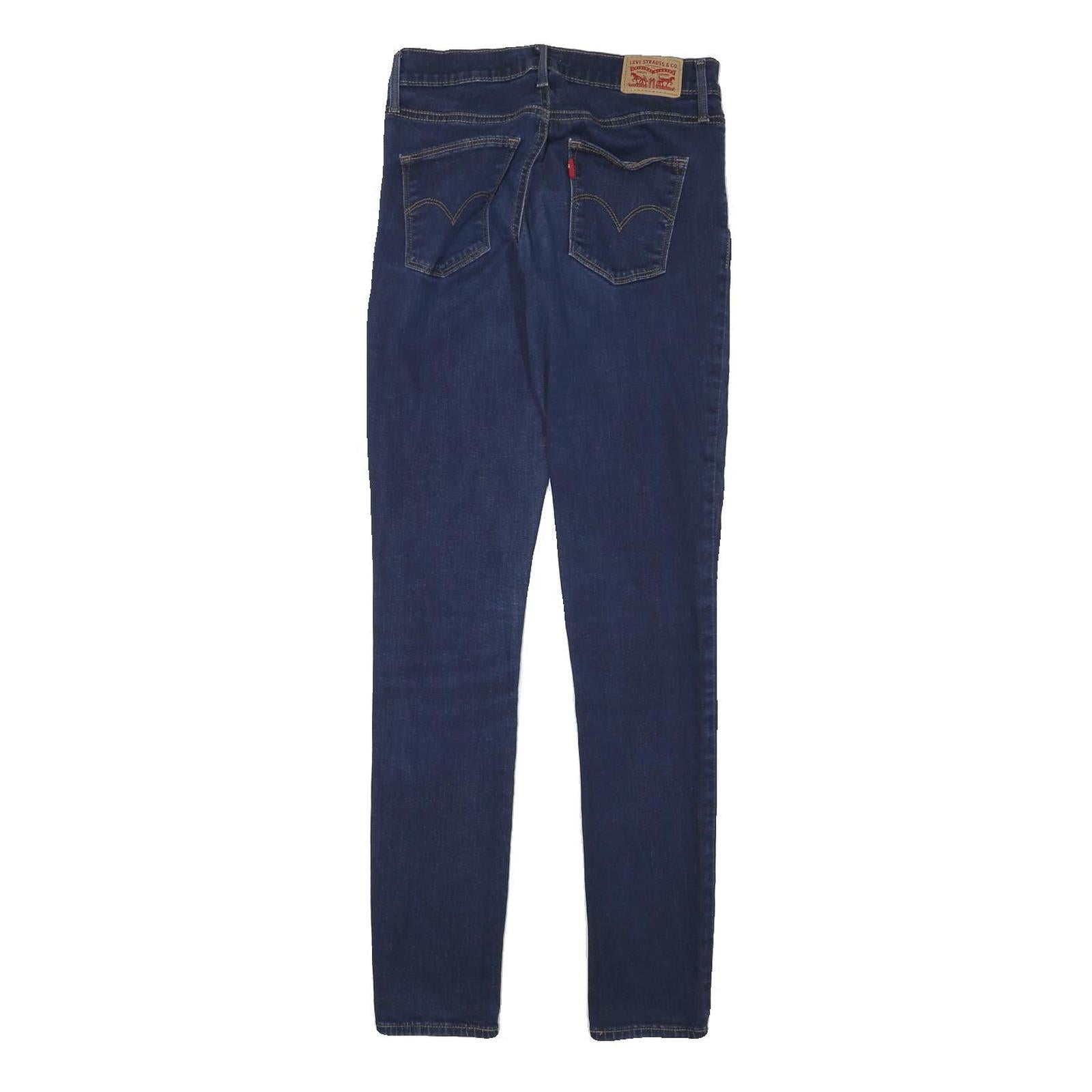 LEVI'S Womens Slim Blue Skinny Denim Medium Wash Jeans W26 L31 Stretch Comfort