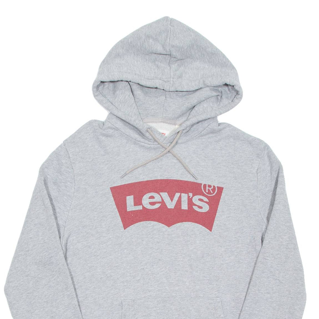LEVI'S Mens Grey Hoodie Pullover S