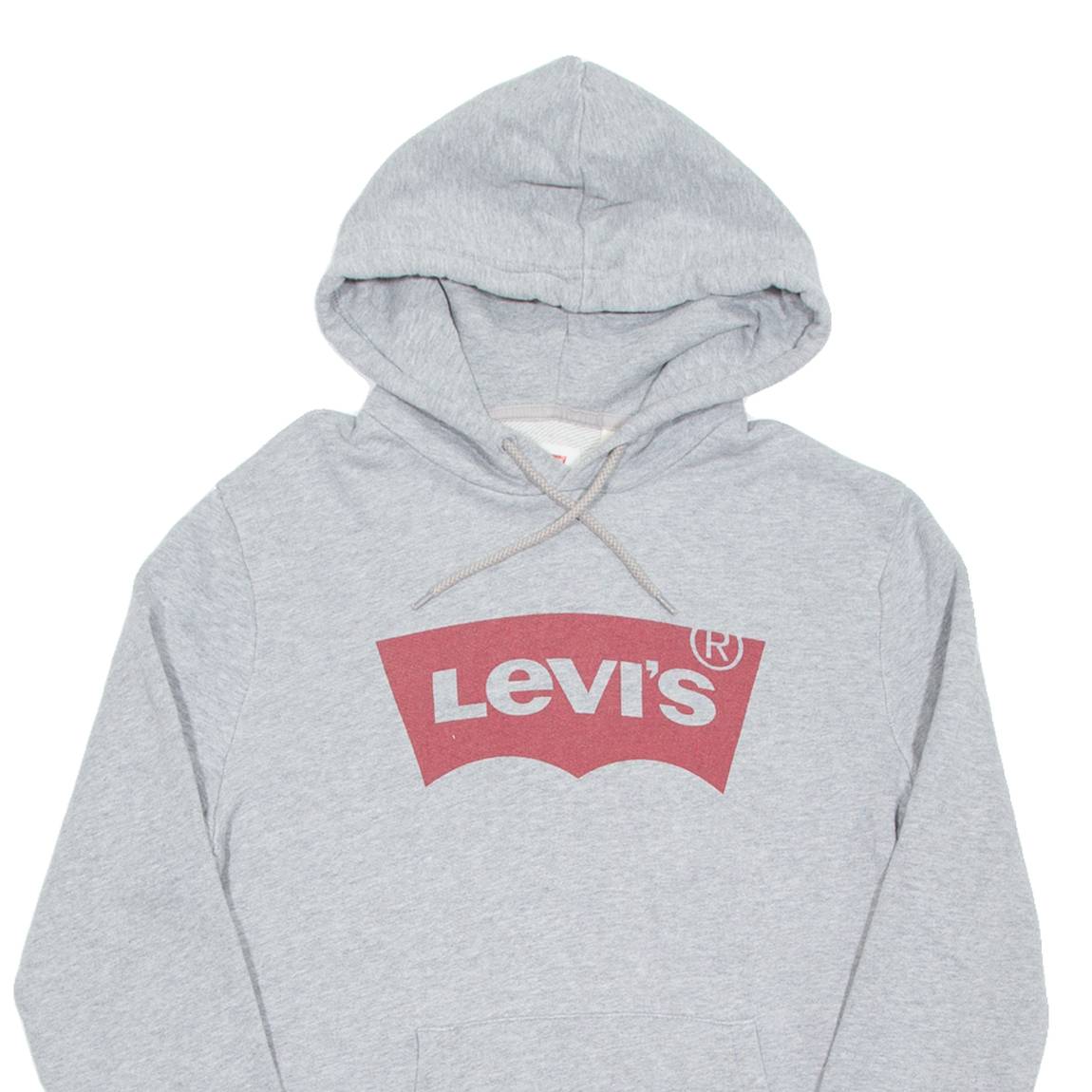 LEVI'S Mens Grey Hoodie Pullover S
