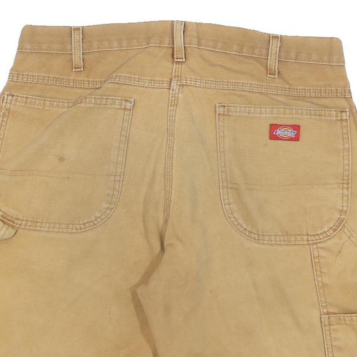 DICKIES Mens Shorts Beige Casual L W34 Cotton Workwear