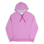 CHAMPION Womens Purple Hoodie L Cotton Blend Pullover L Casual Sweatshirt