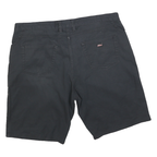 DICKIES Mens Shorts Black Casual Regular 2XL W42 Workwear Cotton Blend