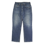 LEVI'S Mens Jeans Blue Regular Straight Denim W32 L30 Casual Classic Button