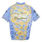 Mens Blue & Yellow Long Beach International City Bank Marathon Graphic T-Shirt L