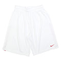 NIKE Mens White & Red Sports Casual Shorts M W28 Lightweight Comfort