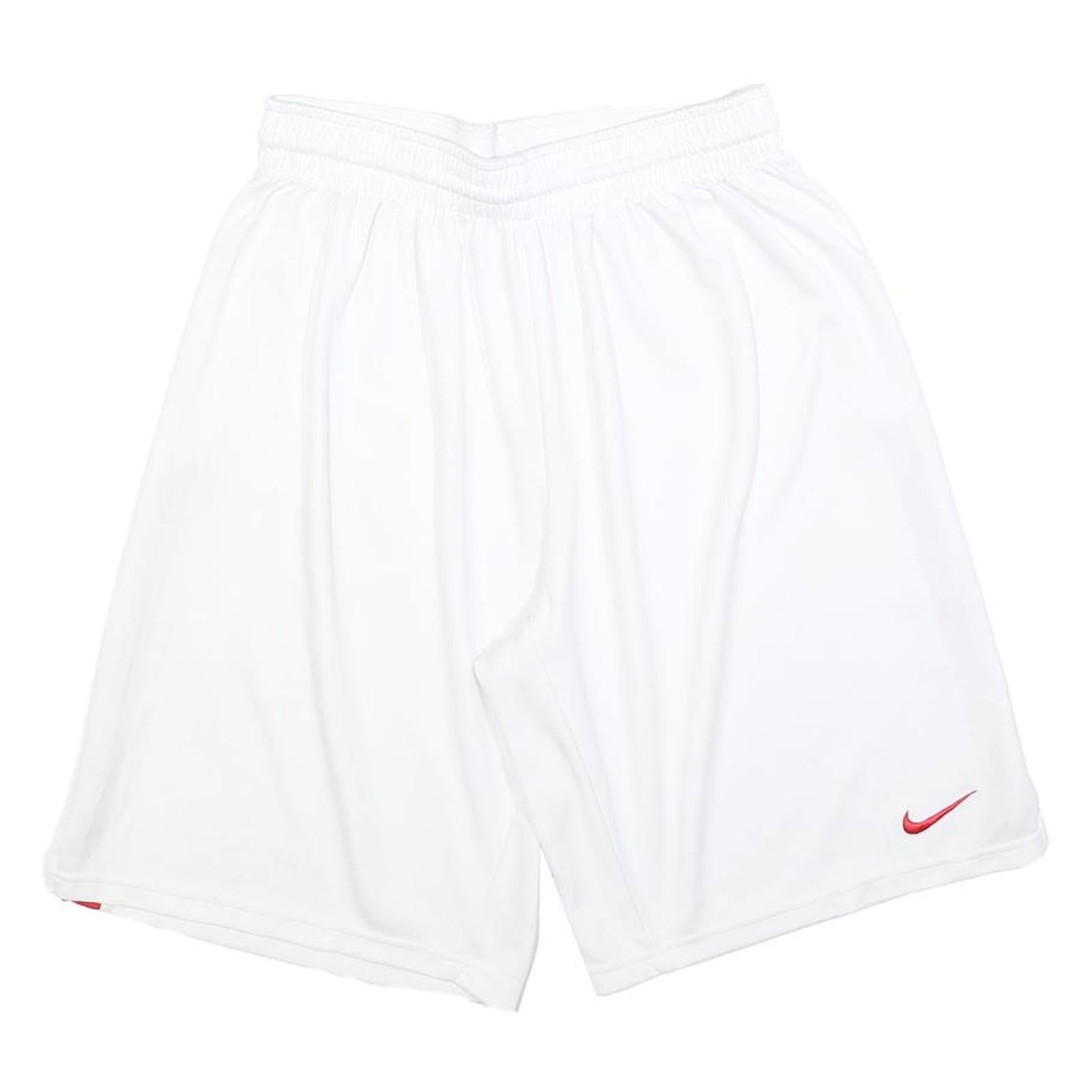 NIKE Mens White & Red Sports Casual Shorts M W28 Lightweight Comfort