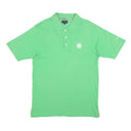 BURBERRY Mens Green Polo Shirt M Cotton Blend Short Sleeve Embroidered Logo