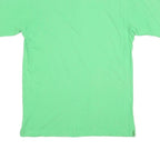 BURBERRY Mens Green Polo Shirt M Cotton Blend Short Sleeve Embroidered Logo