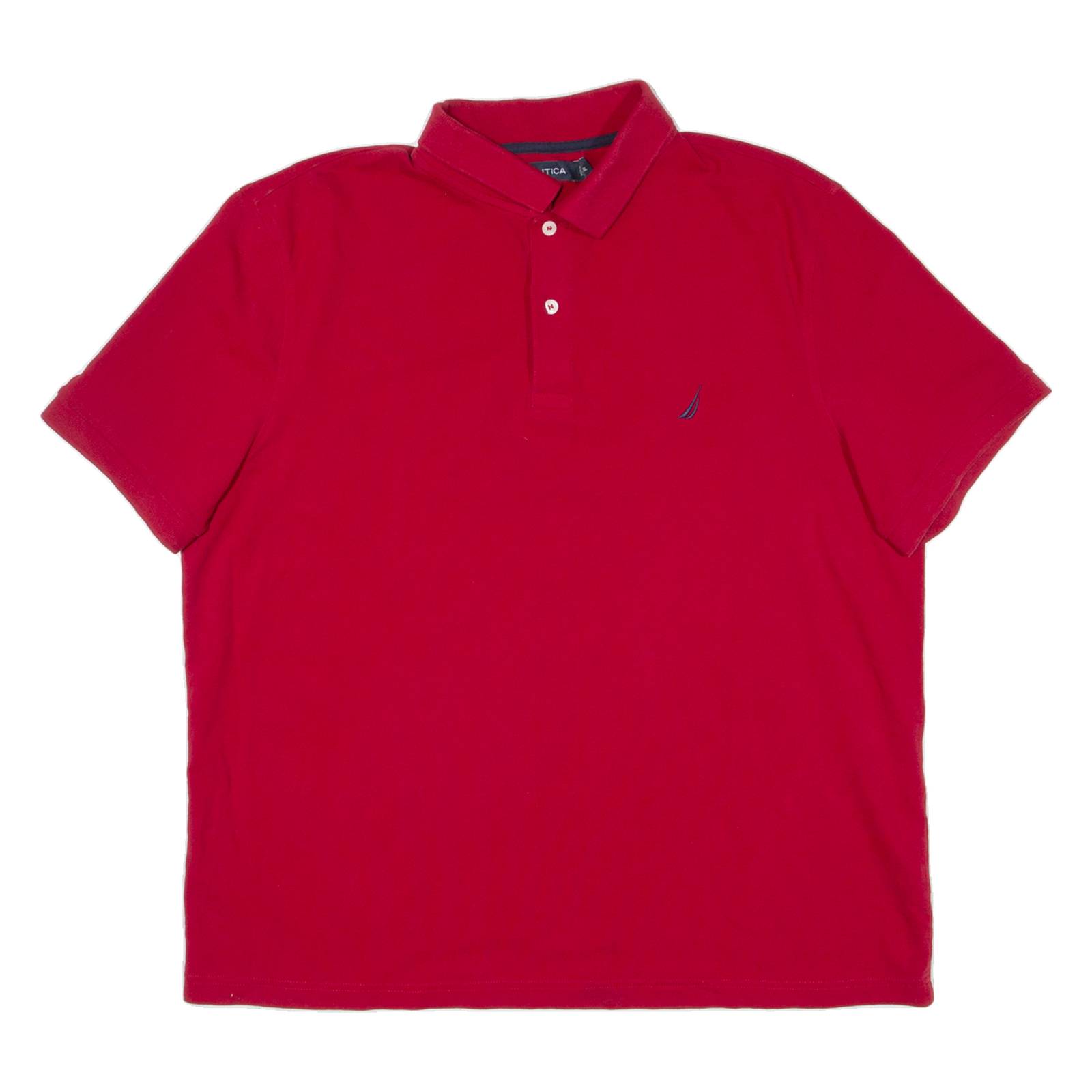 NAUTICA Mens Polo Shirt Red XL