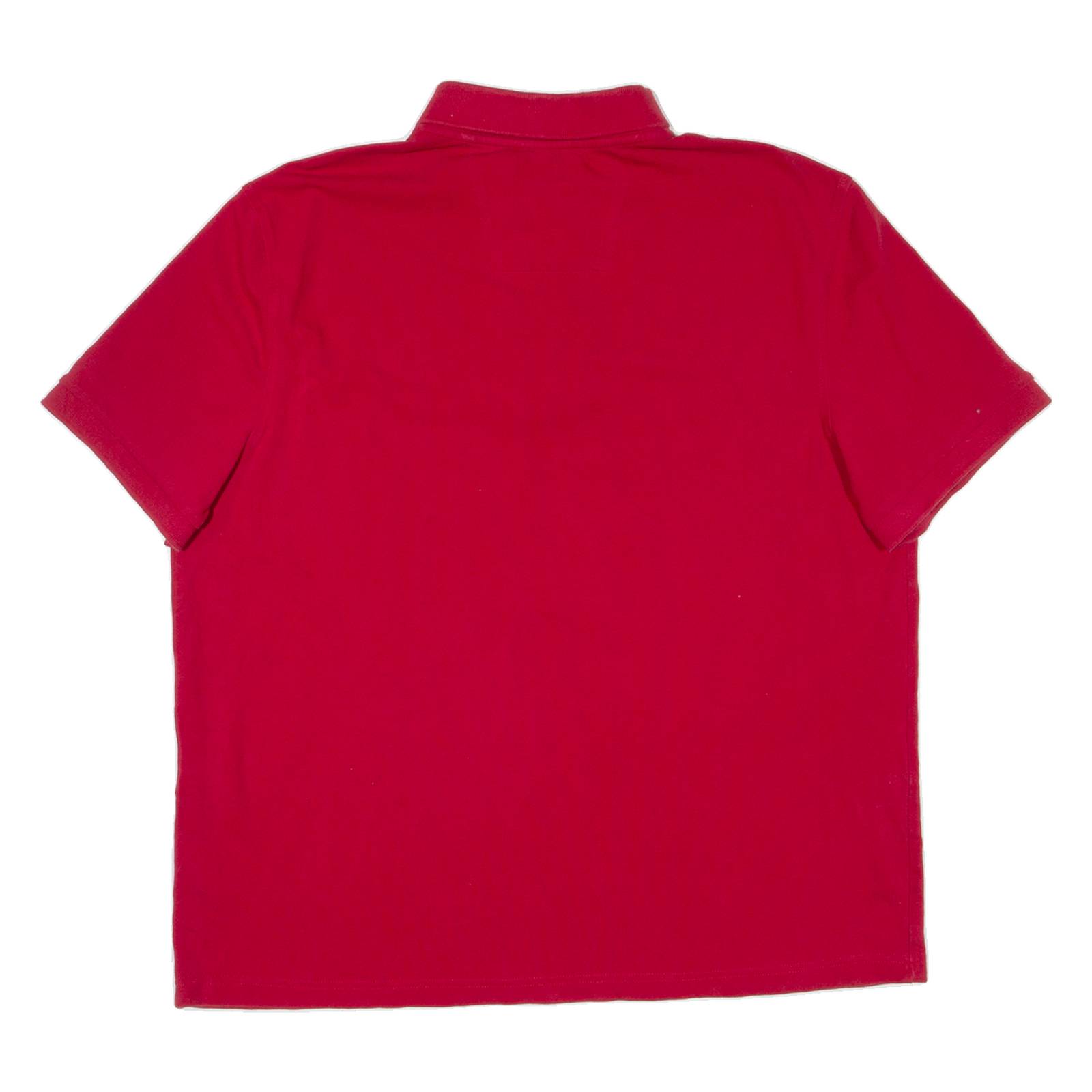 NAUTICA Mens Polo Shirt Red XL