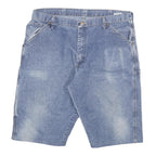 WRANGLER Mens Denim Blue Casual Shorts 3XL W38 Cotton Blend Relaxed Fit
