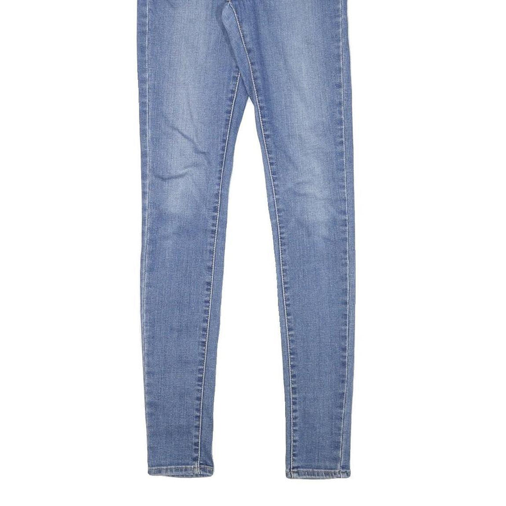 LEVI'S Womens Slim Blue Jeans Denim Light W26 L32 Classic Stretch Zip