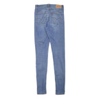 LEVI'S Womens Slim Blue Jeans Denim Light W26 L32 Classic Stretch Zip