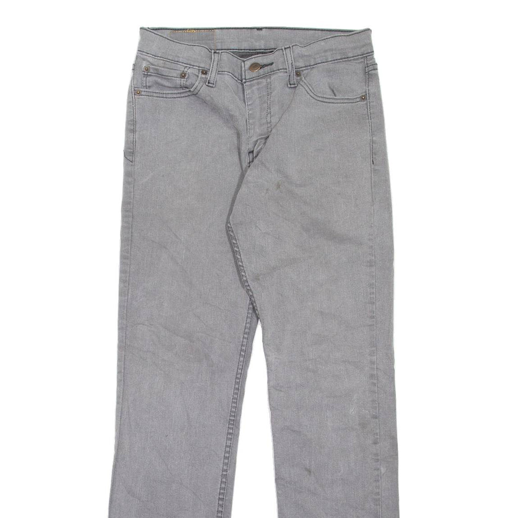 LEVI'S 511 Jeans Mens Grey Slim Straight W30 L32