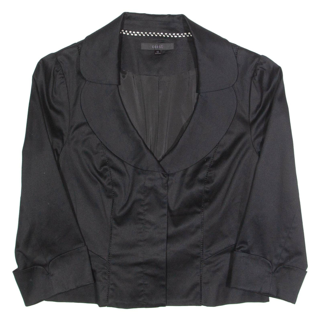 COAST Womens Blazer Jacket Black UK 12