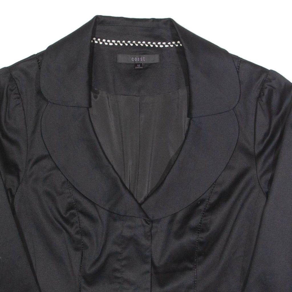 COAST Womens Blazer Jacket Black UK 12