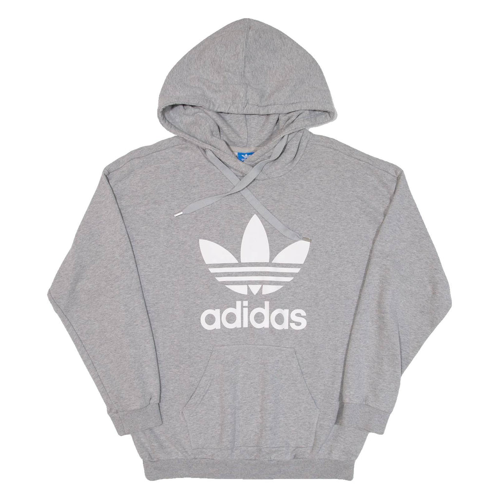 ADIDAS Womens Grey Hoodie UK 10