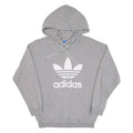 ADIDAS Womens Grey Hoodie UK 10