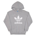 ADIDAS Womens Grey Hoodie UK 10