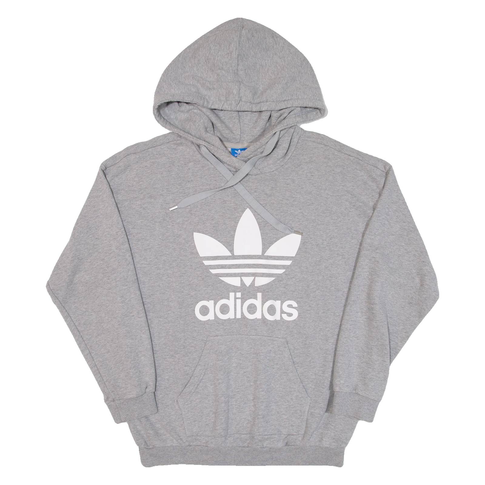 ADIDAS Womens Grey Hoodie UK 10