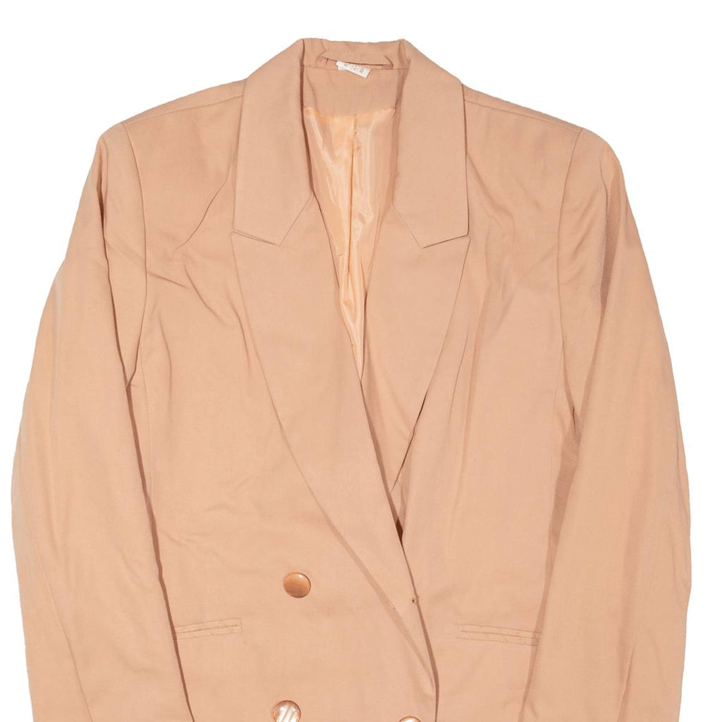 Womens Blazer Jacket Pink 90s L