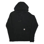 CARHARTT Mens Black Hoodie XS Cotton Blend Pullover Pocket Casual