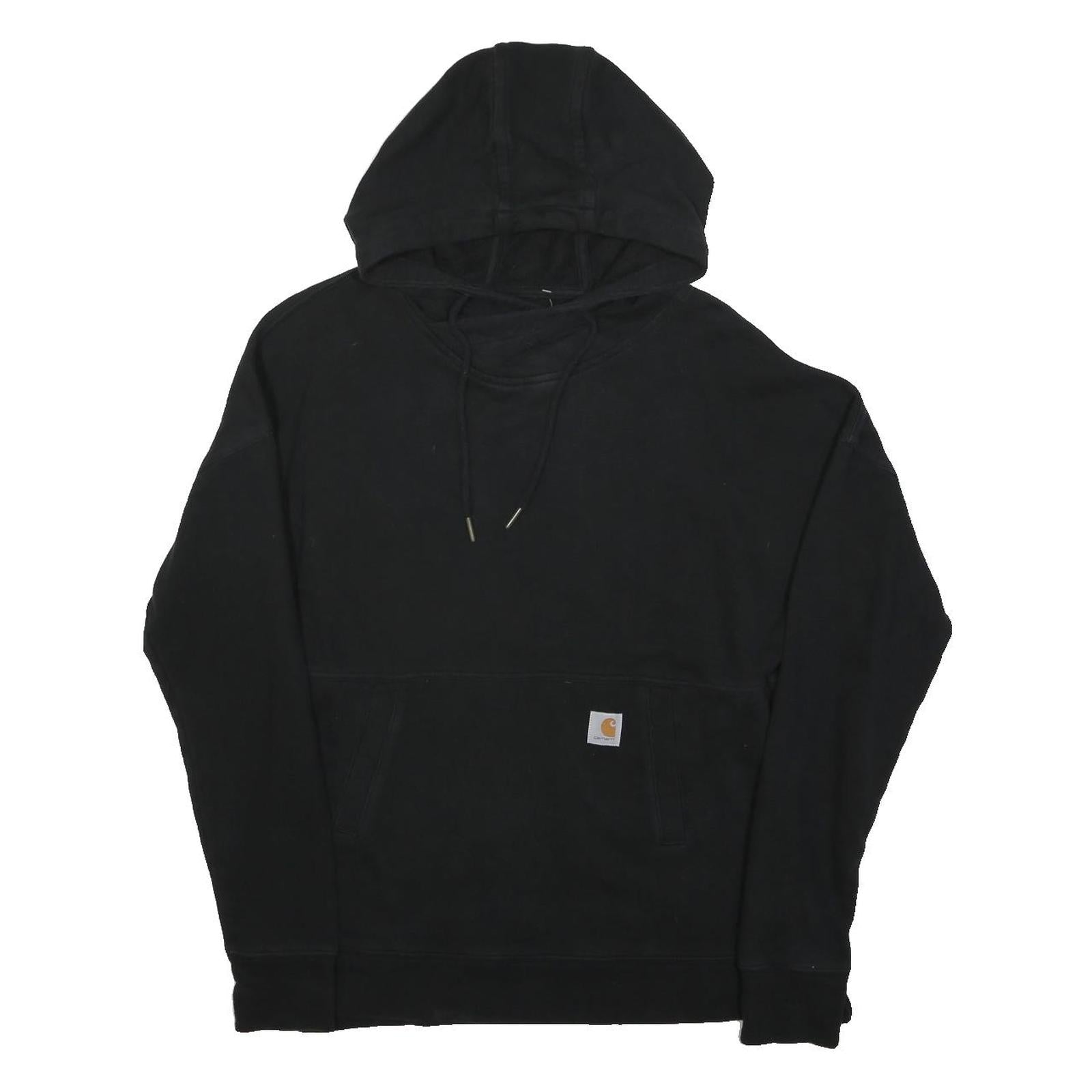 CARHARTT Mens Black Hoodie XS Cotton Blend Pullover Pocket Casual