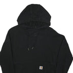CARHARTT Mens Black Hoodie XS Cotton Blend Pullover Pocket Casual