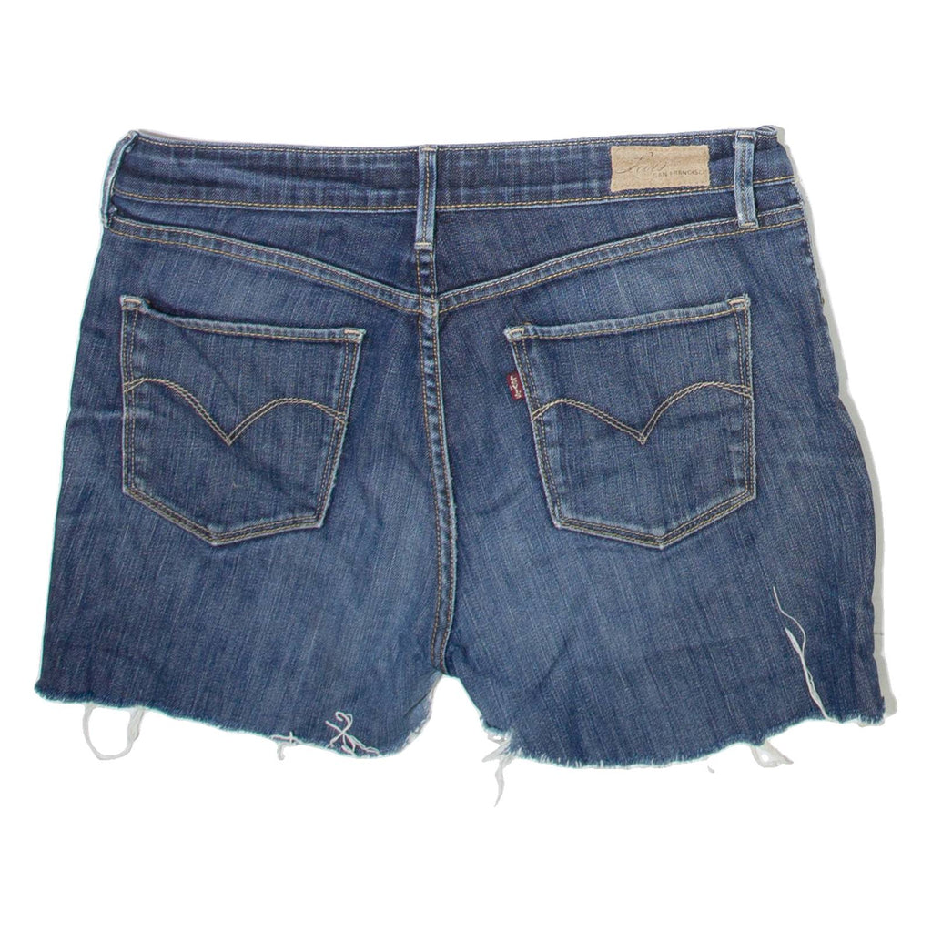 LEVI'S Womens Denim Shorts Blue M W32