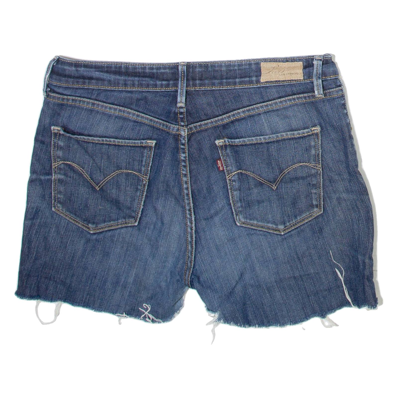 LEVI'S Womens Denim Shorts Blue M W32