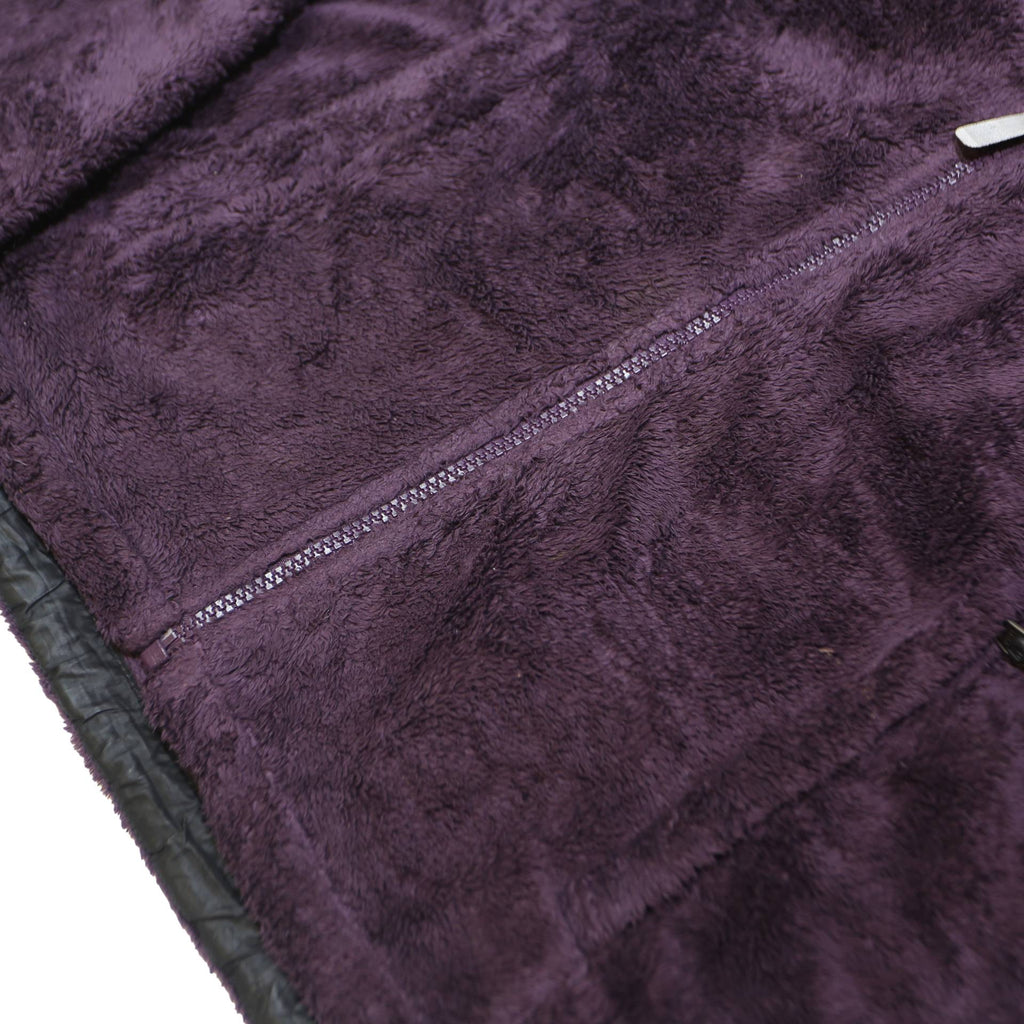 THE NORTH FACE Womens Purple Jacket S Cotton Fleece Zip Outdoor Casual Warm