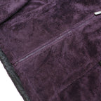 THE NORTH FACE Womens Purple Jacket S Cotton Fleece Zip Outdoor Casual Warm