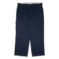 DICKIES Cargo Mens Trousers Blue Relaxed Straight W38 L30