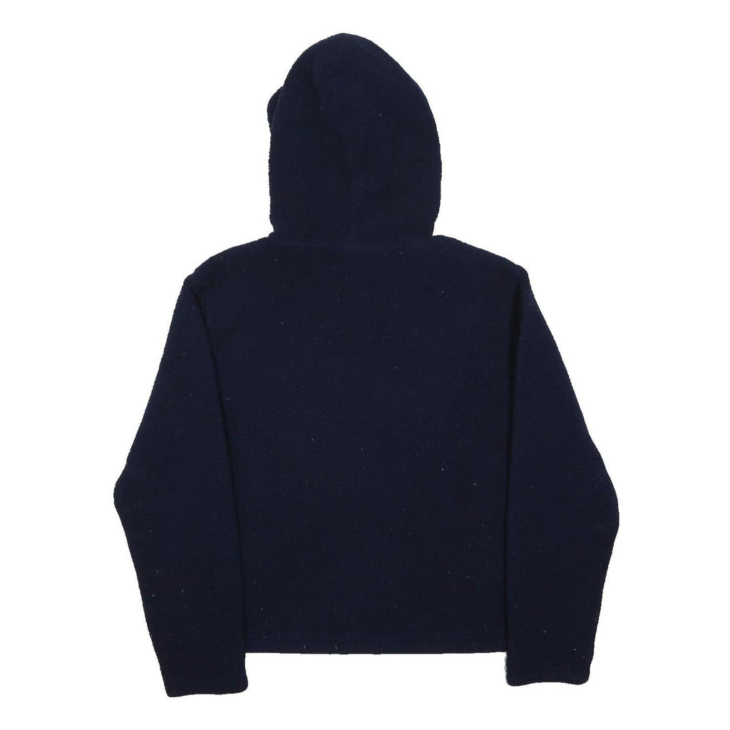 FILA Mens Navy Blue Hoodie M Polyester Pullover Logo Sweatshirt
