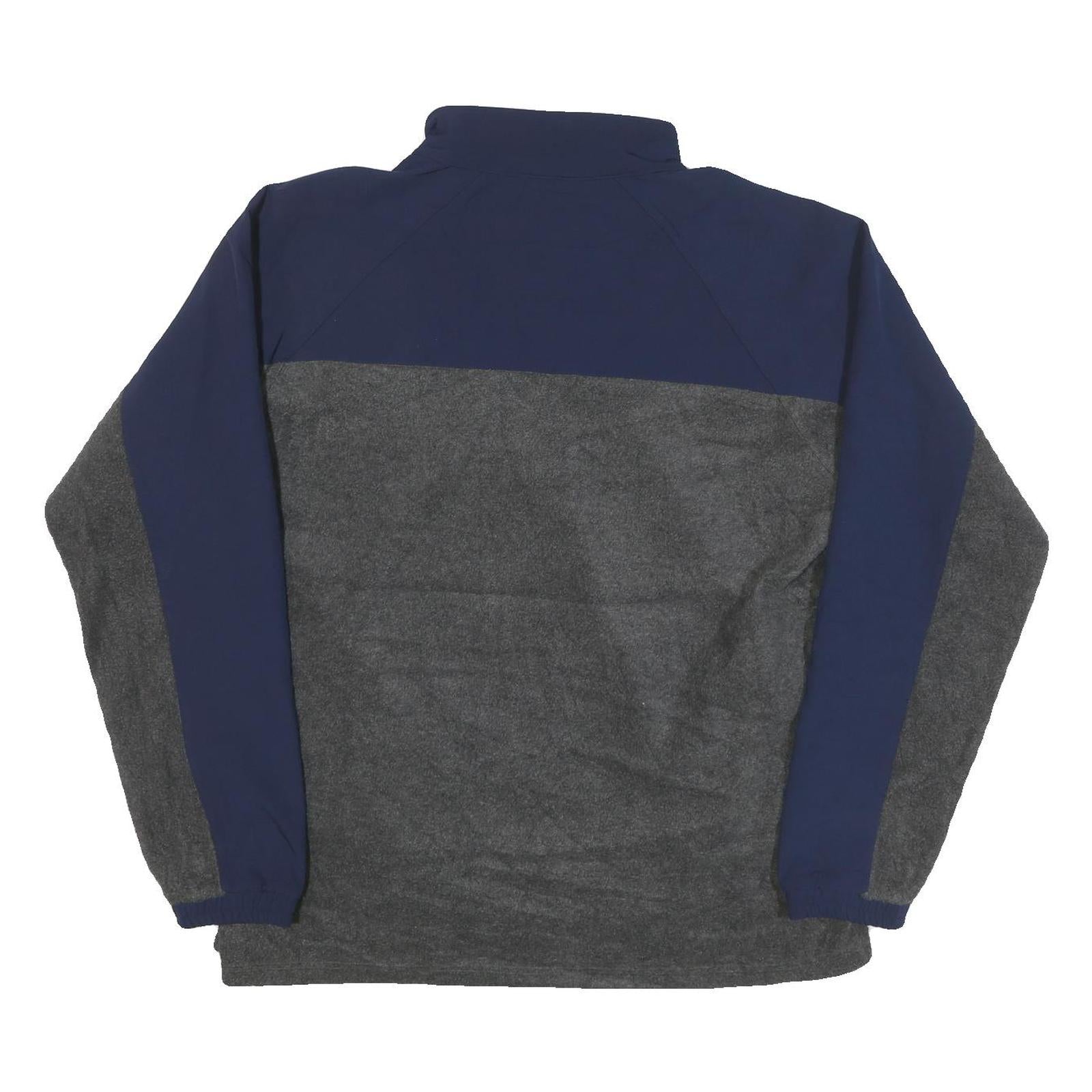 NFL Mens Navy & Grey Seamless Colourblock Jumper Crew Neck Regular XL Seattle