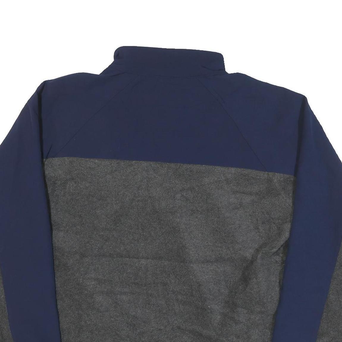 NFL Mens Navy & Grey Seamless Colourblock Jumper Crew Neck Regular XL Seattle