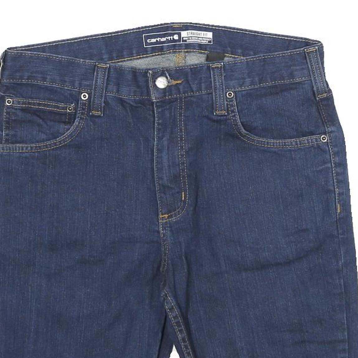 CARHARTT Mens Denim Shorts Blue Straight Fit M W31 Casual Workwear