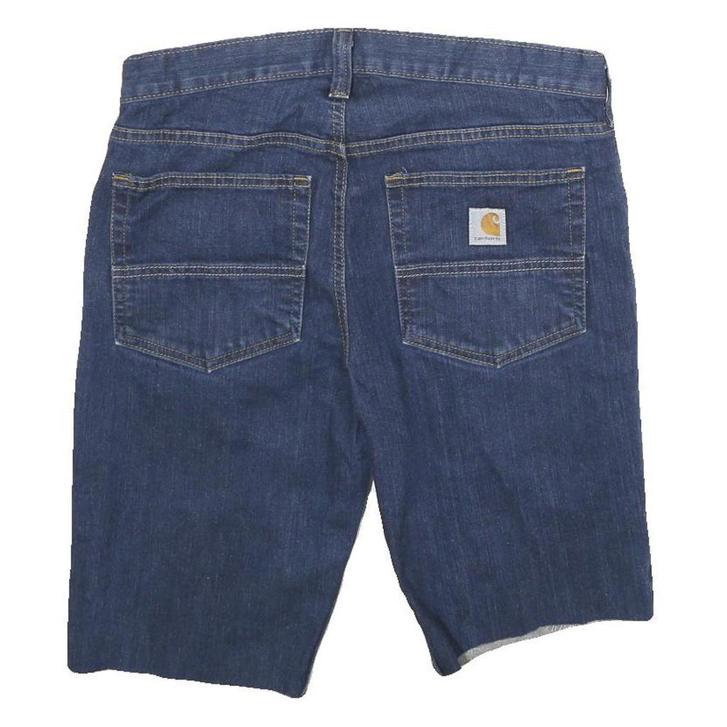 CARHARTT Mens Denim Shorts Blue Straight Fit M W31 Casual Workwear