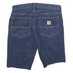 CARHARTT Mens Denim Shorts Blue Straight Fit M W31 Casual Workwear