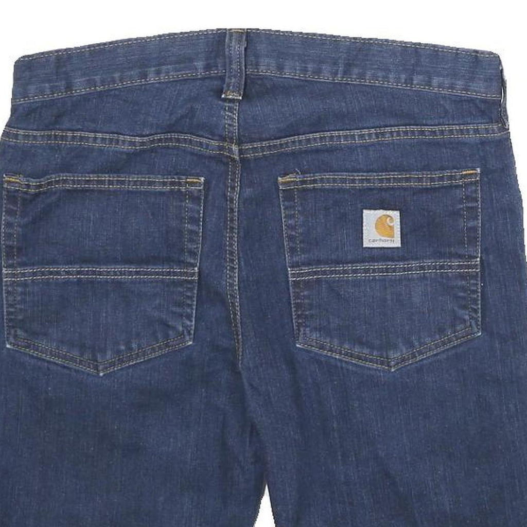 CARHARTT Mens Denim Shorts Blue Straight Fit M W31 Casual Workwear