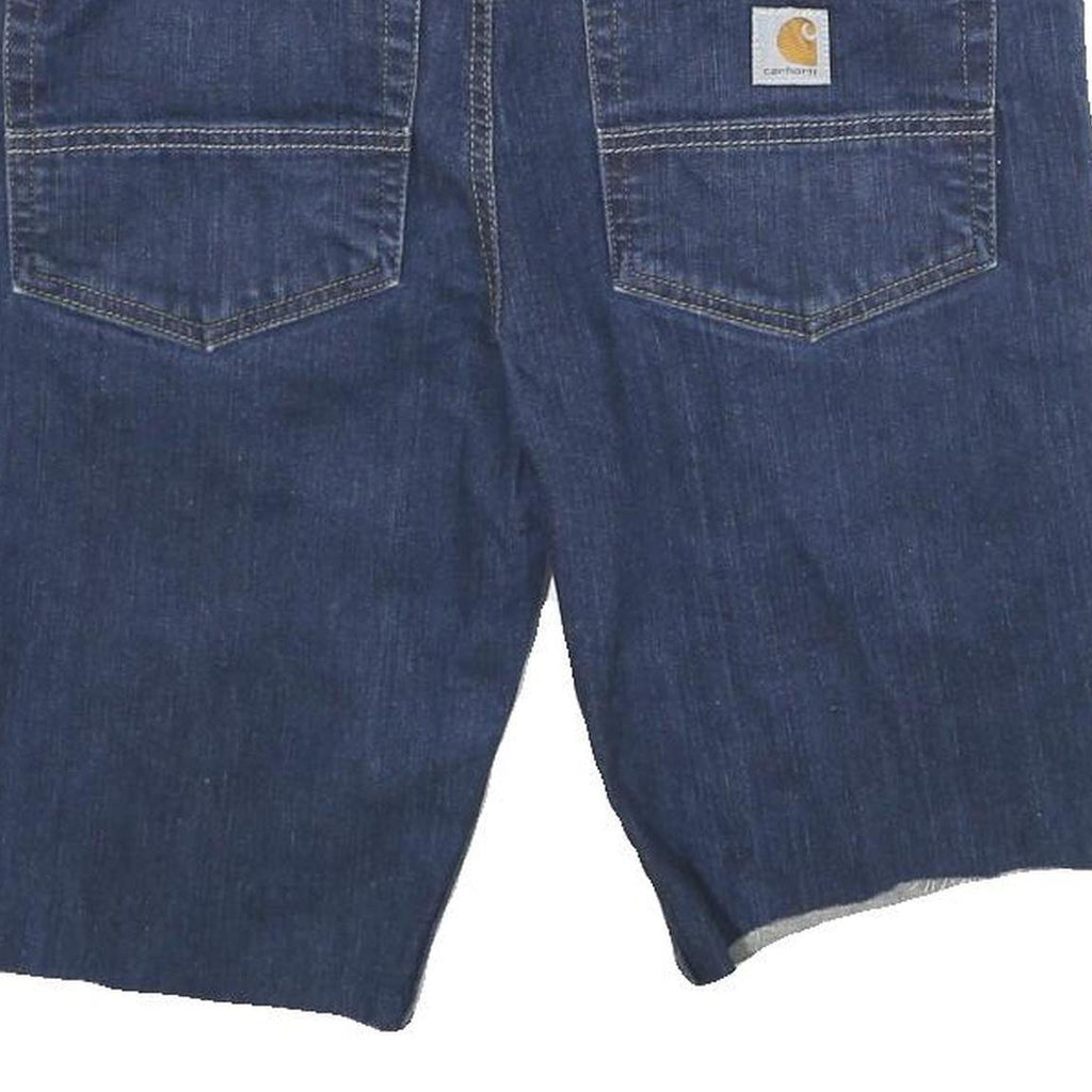CARHARTT Mens Denim Shorts Blue Straight Fit M W31 Casual Workwear