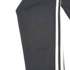 ADIDAS Mens Black Hoodie XL Zip Up Cotton Blend Sportswear Sweatshirt